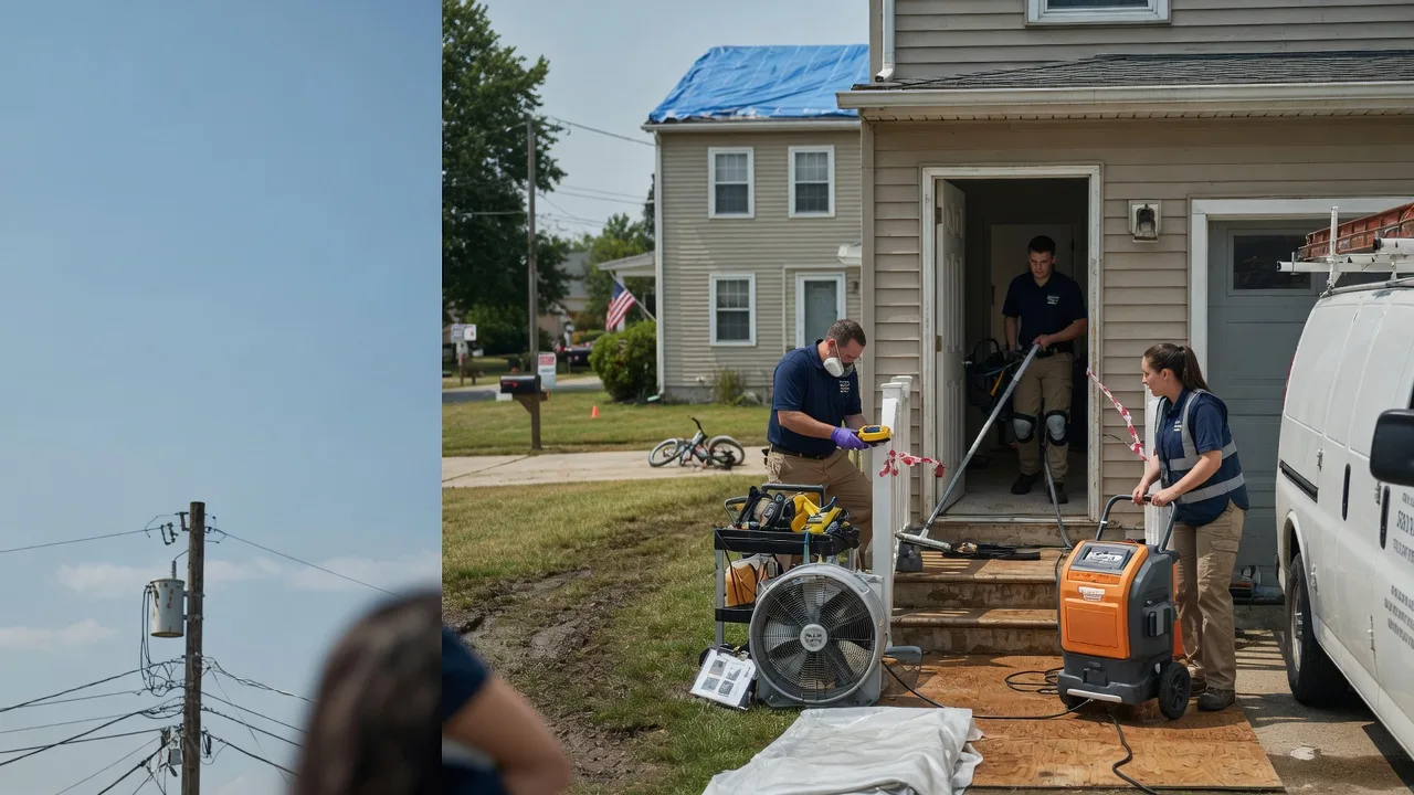 Water Damage Repair in Kettlersville, OH near me